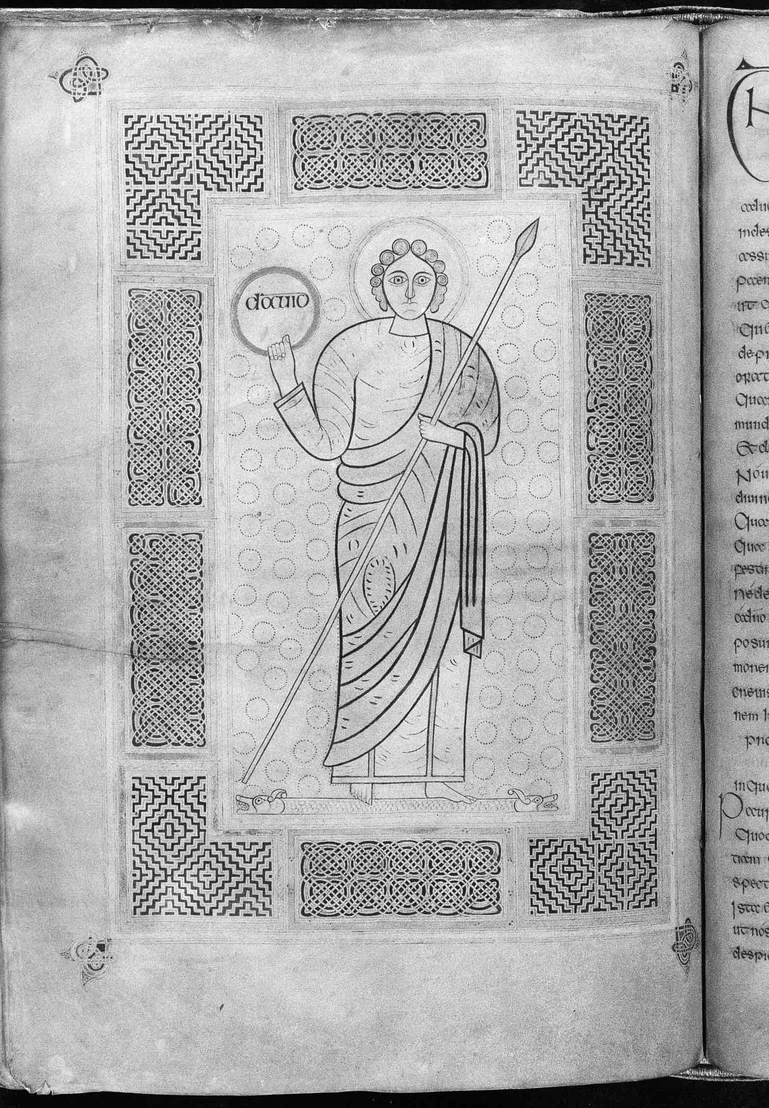 Cassiodorus, Exposition on the Psalms, 8th-c., Durham Cathedral Library (<a href='https://w3id.org/vhmml/readingRoom/view/80092'>England 191</a>)